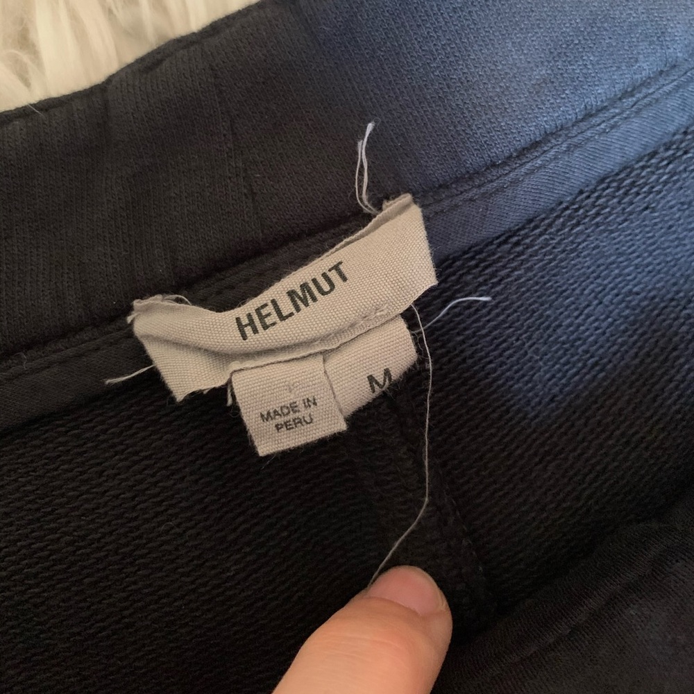 Helmet Lang Black Cotton Pants Size Medium - Picture 5 of 8